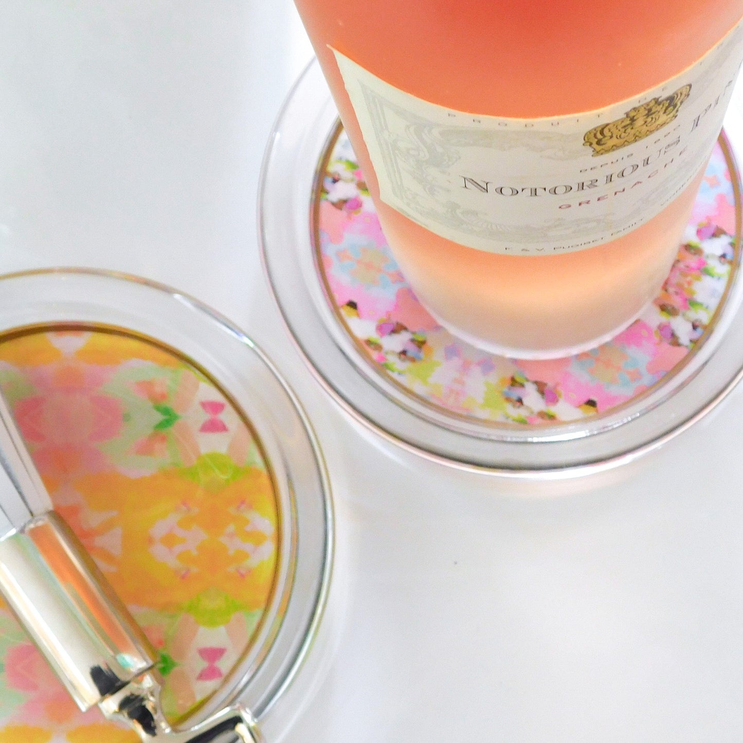 Sparkling Large Glass Coasters