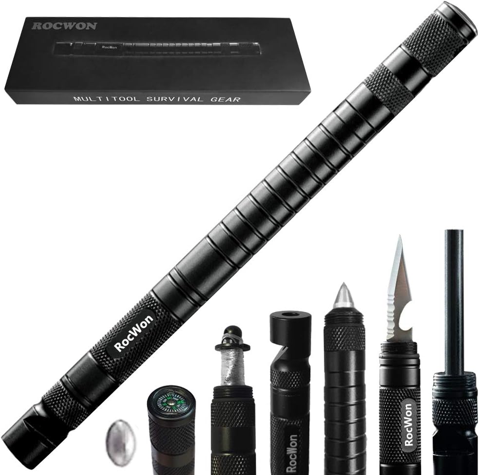 9-in-1 Survival Multi-Tool - Compact Outdoor Emergency Kit