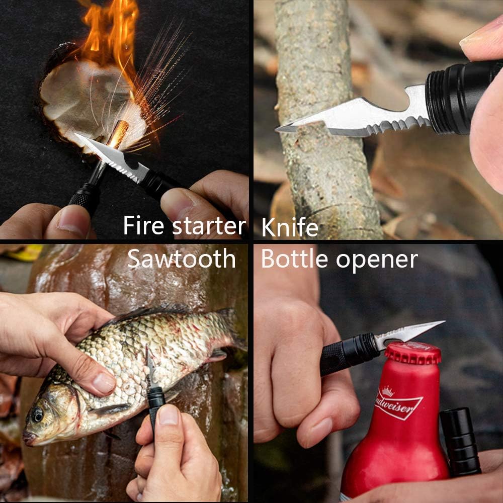 9-in-1 Survival Multi-Tool - Compact Outdoor Emergency Kit