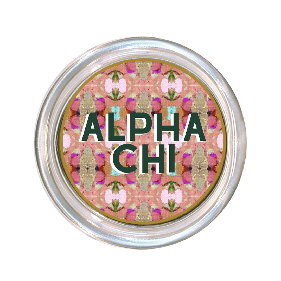 Pink Flower Glass Coasters